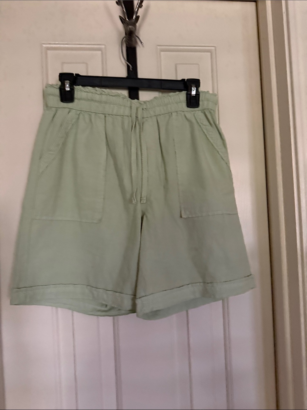 Gloria Vanderbilt Light Green High Waist Women’s Shorts